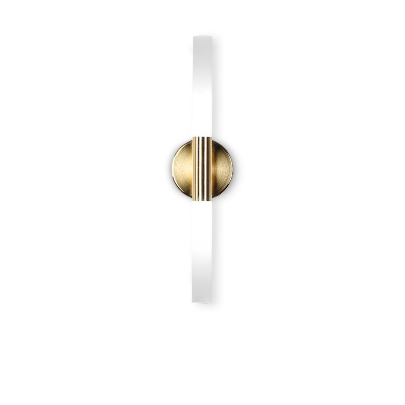 Lámpara de pared led nórdica, lámpara de cabecera de dormitorio, sala de estar minimalista moderna, al por mayor, pasillo de hotel, lámpara de pared de vidrio