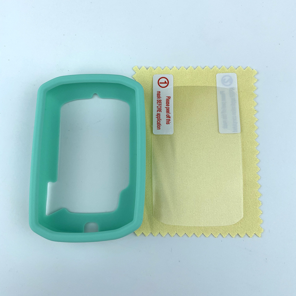 Bryton Rider 15neo Watch Band Silicone Colorful Anti-Slip Case with High-Definition Film