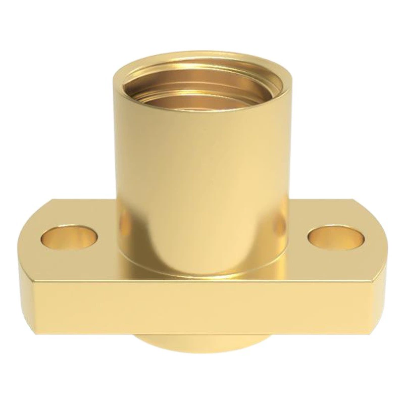 Аксессуары для 3D-принтеров Qipang H-образный двойной Обрезной фланец T8 шаг винта гайки 2 мм, 2/8 мм, латунь