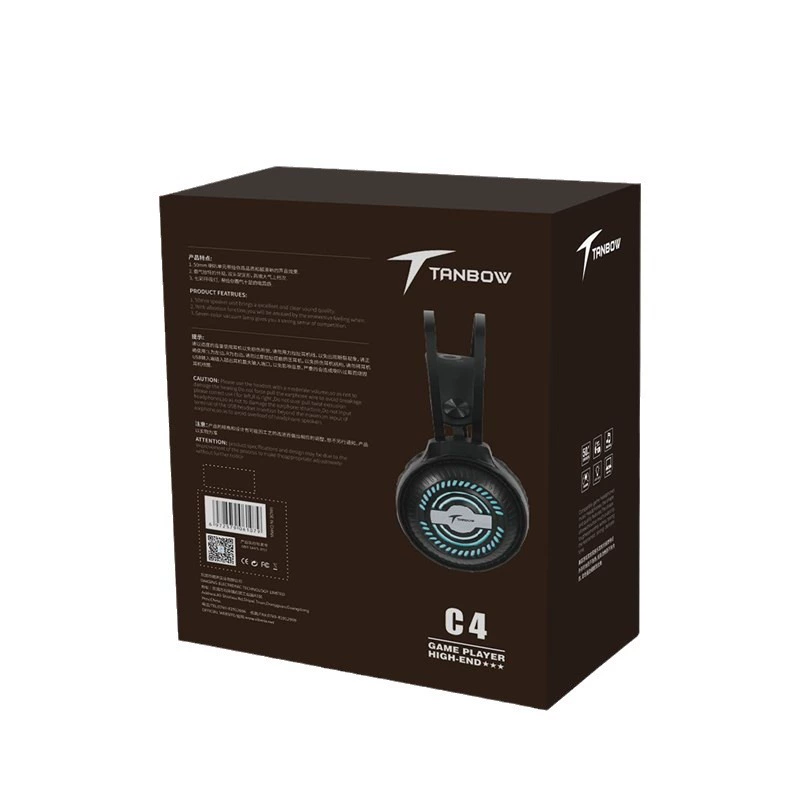 Игровая проводная USB-гарнитура Siberia C4 Tianbang 7.1 с подсветкой для игровых ПК