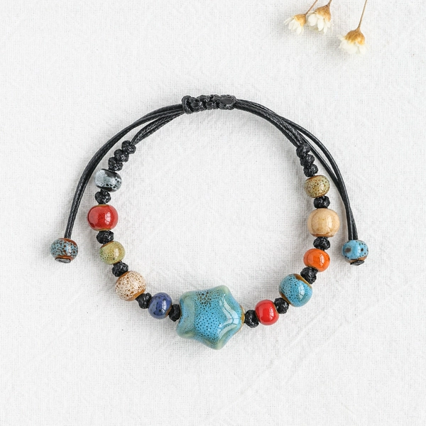 ↤↤↤Flower glaze blue