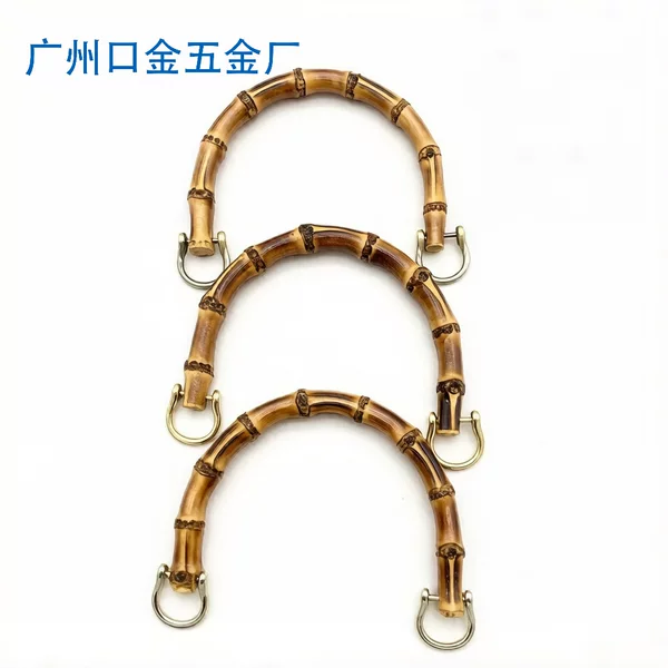 New Style: High-End Bamboo Handles Wholesale, Natural Real Bamboo Handles, DIY Creative Handmade Bag Handle Accessories