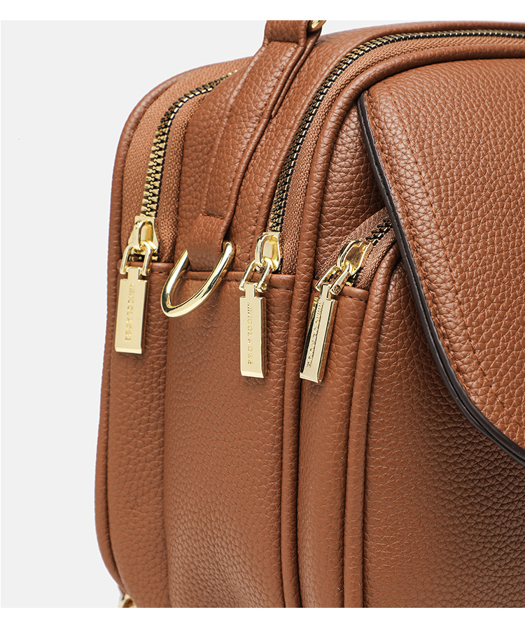 High Quality Women's Casual Backpack With Lychee Pattern Handbag For Commuting Women_voghion.com