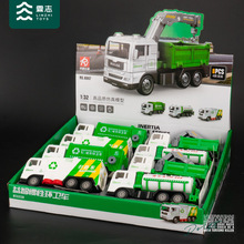 垃圾运输车环卫车扫地洒水车惯性男孩展示盒玩具批发商场超市礼品