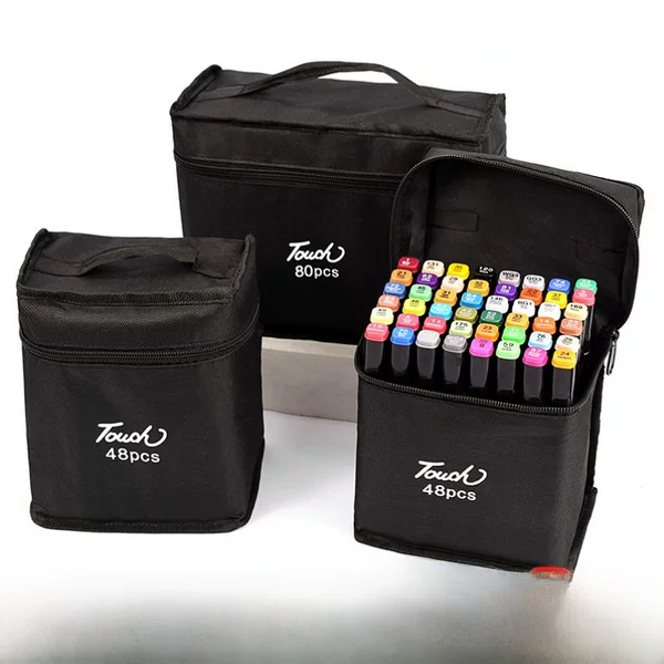 48 color marker pen suit touch color children 80/24 color oily double head watercolor pen wholesale color brush brush