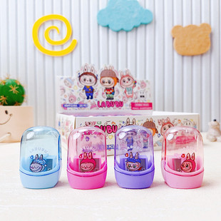Foreign Trade Cartoon Rabu Sanrio Pencil Sharpener Small Primary School Students Portable Double Hole Pencil Sharpener Pencil Sharpener Prizes
