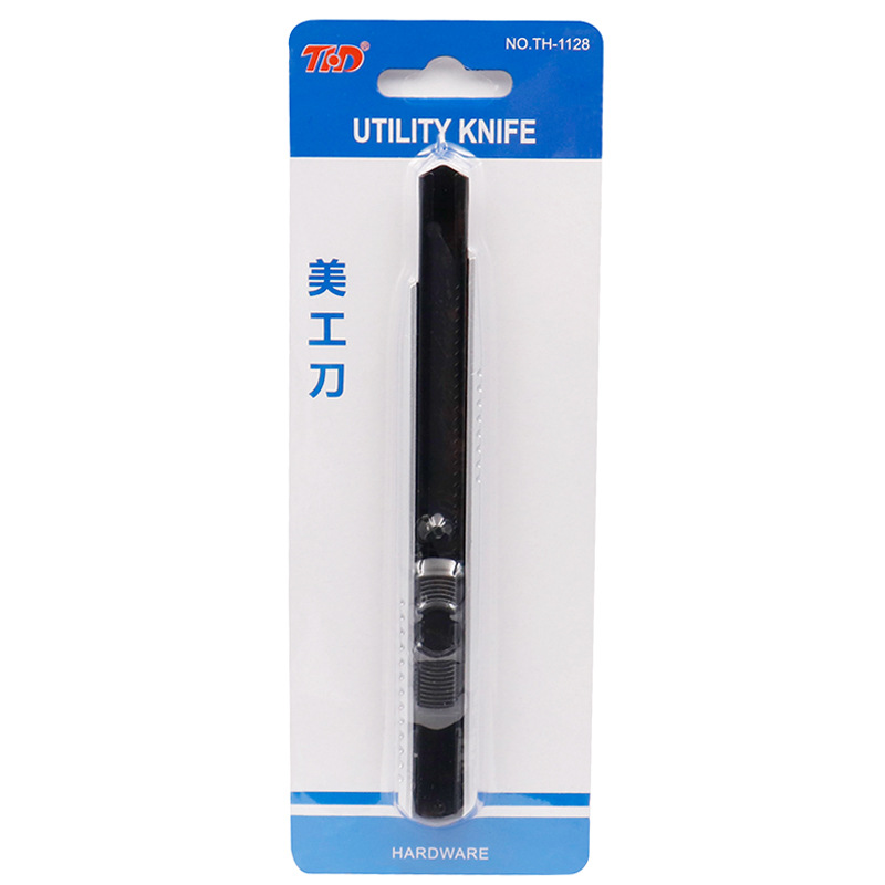 Venta al por mayor engrosada hoja tamaño pequeño Acero inoxidable arte cuchillo de corte de papel de metal cuchillo de talla cuchillo dividido cuchillo expreso cuchillo de papel pintado