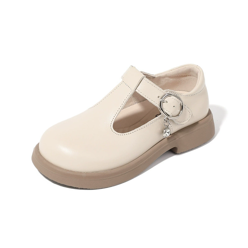 Детские туфли принцессы, маленькие кожаные туфли с японской пряжкой на мягкой подошве, универсальная обувь для выступлений, повседневная обувь для девочек, детей маленького и среднего размера, дропшиппинг