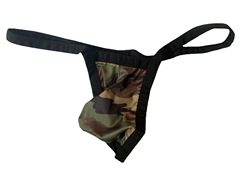 Men's Milk Silk T-String Low-Waist Sexy Butt-Show Briefs Sexy Underwear, Dropshipping One Piece