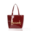 Fashionable waterproof shopping bag PVC, capacious linen bag, one-shoulder bag