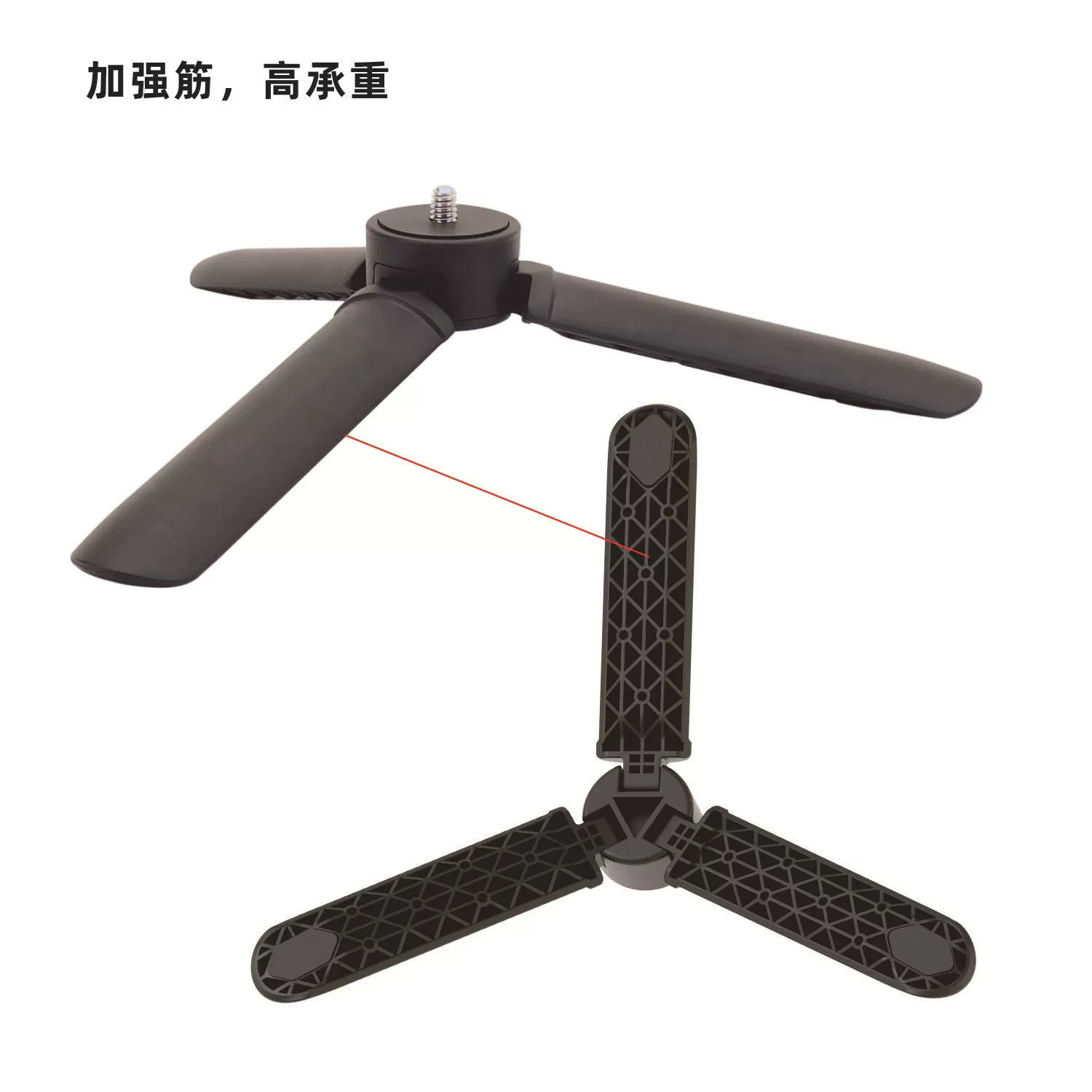 DJI, настольный пластиковый маленький штатив, для телефона, подсветка, трубки
