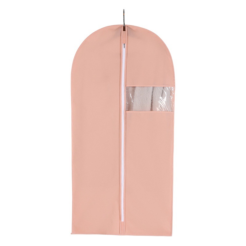 Ropa cubierta de polvo ropa doméstica abrigo traje no tejido cubierta de almacenamiento ropa cubierta de polvo ropa colgando bolsa fabricante