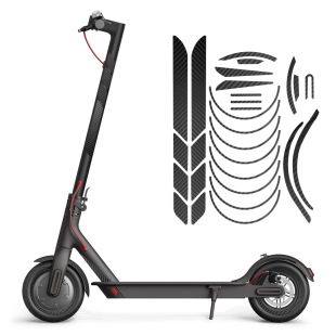Carbon Fiber Film Sticker for Xiaomi M365 1S M187 PRO PRO2 Electric Scooter Creative Sticker