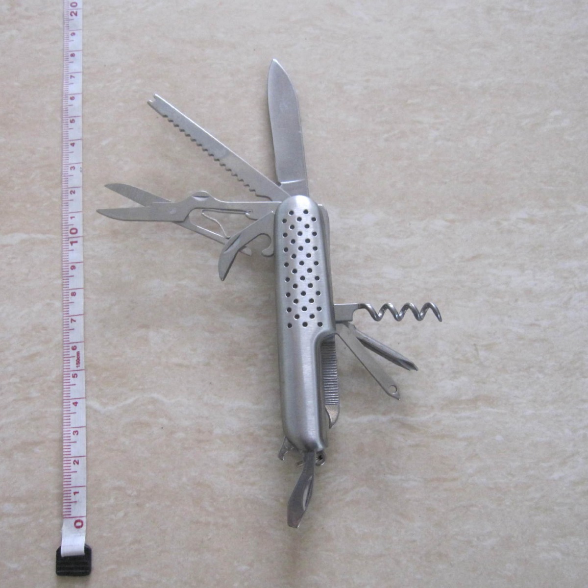 厂家批发 多功能礼品小刀 阳江刀具 瑞士多功能小刀套装 F34