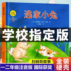 逃亡家のウサギの発音版の1年生の2年生の小学生は子供の絵本の3-6歳の子供のウサギを読みます。