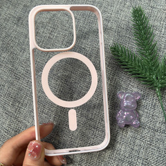 新款16适用苹果15ProMax手机壳磁吸肤感iPhone14透明13防摔12磨砂