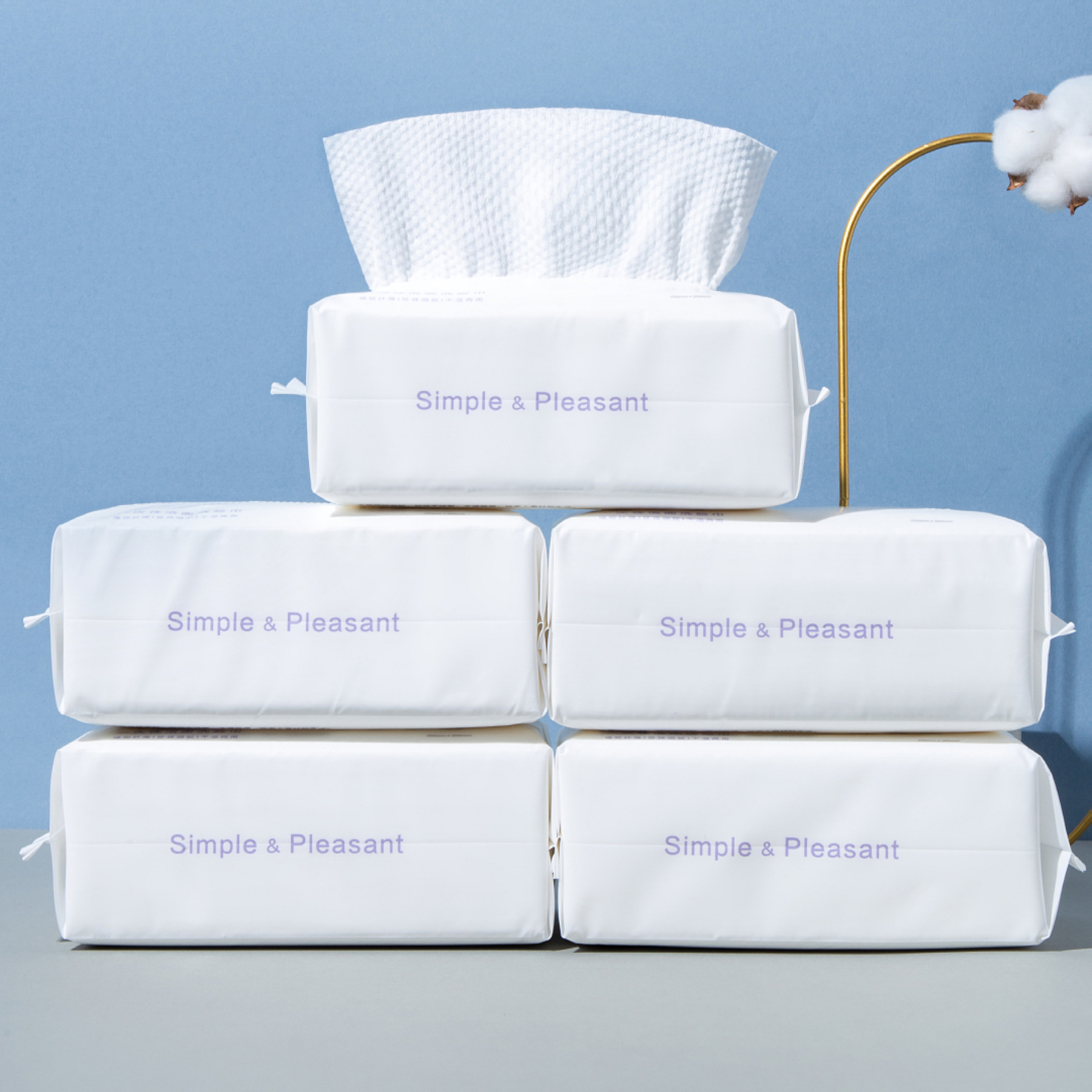 Face Wash Towels Disposable Soft Cotton Pads Wholesale Pull-out Cleansing Face Wipes Salon-Specific Makeup Remover Facial Towels