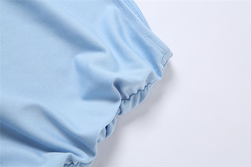 lapel slim long-sleeved shirt pleated skirt set nihaostyles clothing wholesale NSXPF85393