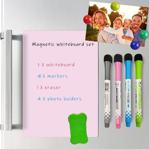 Magnetic Soft Whiteboard Color Refrigerator Magnet A3A4A5 Erasable Customized Magnetic Message Writing Board Note Sticker