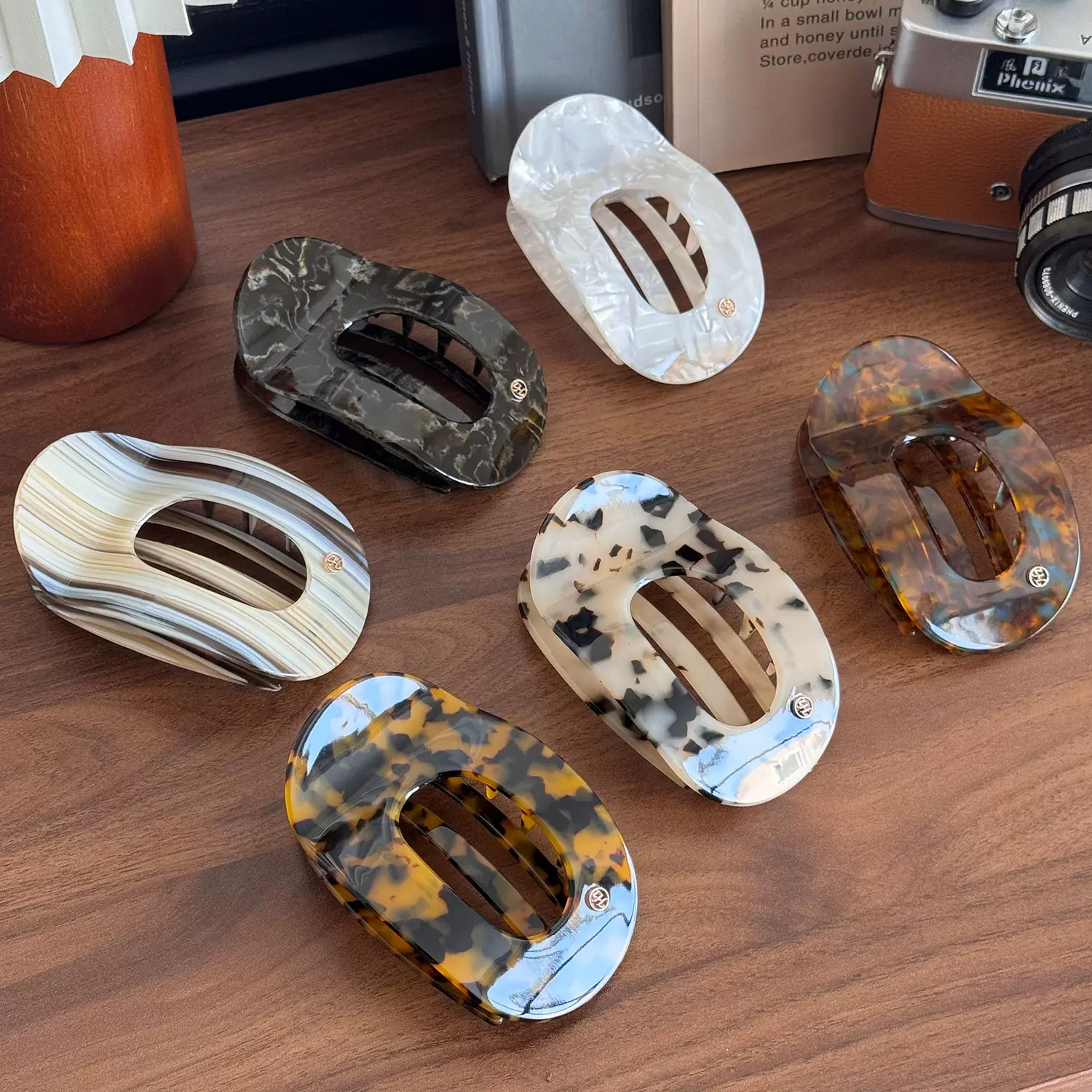 法式复古高级感醋酸扁平抓夹后脑勺盘发夹大号鸭嘴夹发卡盘发器