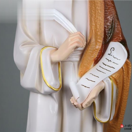 60cm San Lucas cuatro adornos de historia sagrada escultura de la iglesia de la casa decoración de la estatua de la sala de estar