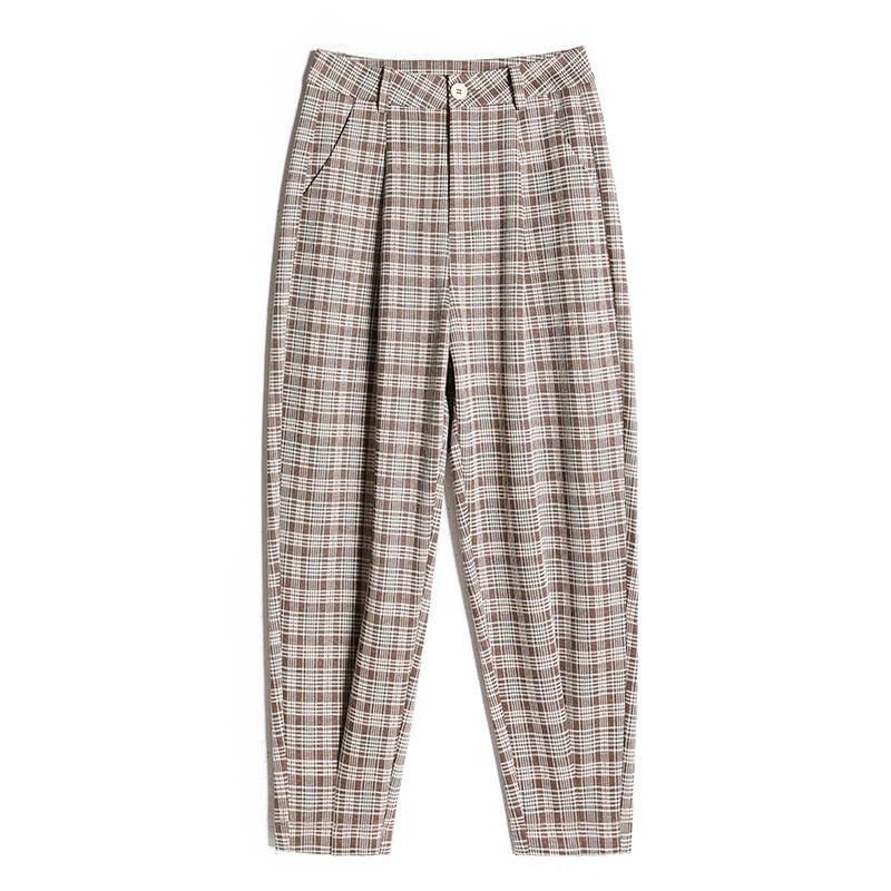 Summer trousers for leisure, oversize, fitted