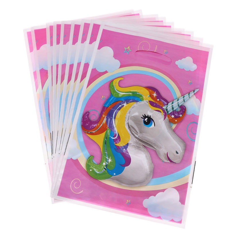 Nube transfronteriza unicornio fiesta de cumpleaños traje caballo cumpleaños infantil plato de papel desechable Paquete de taza de fábrica de papel Yiwu