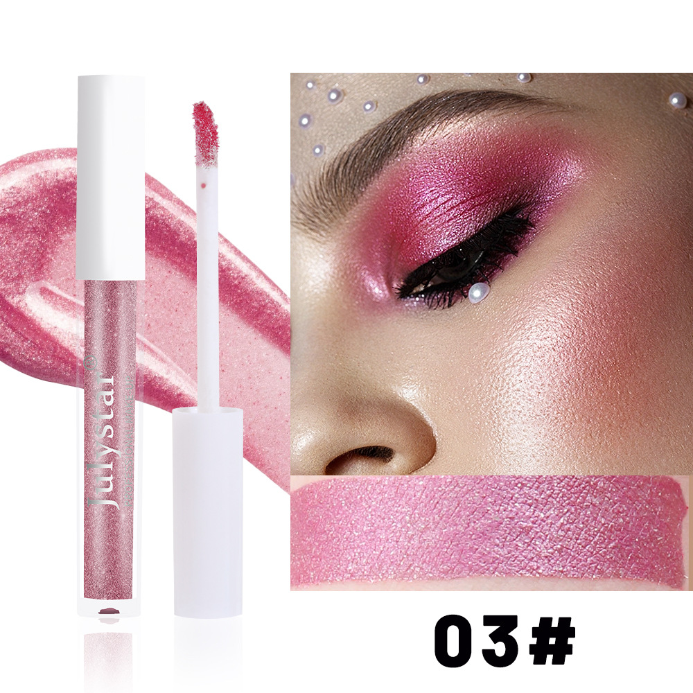 carina Julystar Ten Color Pearl Matte Makeup Colorful Streaming eye shadow Liquid Set_voghion.com