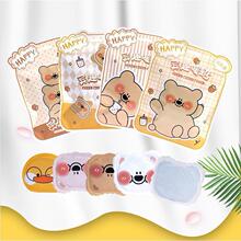 小熊卡通风异形暖贴自发热贴姨妈冬季直销肩颈发热38D