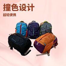 跨境新款Pat巴塔大容量撞色双肩包男女户外运动休闲背包登山包