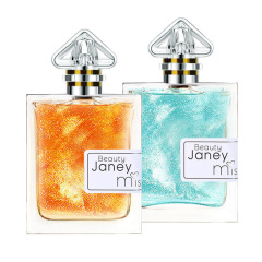 直播同款香水女士持久留香淡香流沙香水私家小眾鎏金香水50ml