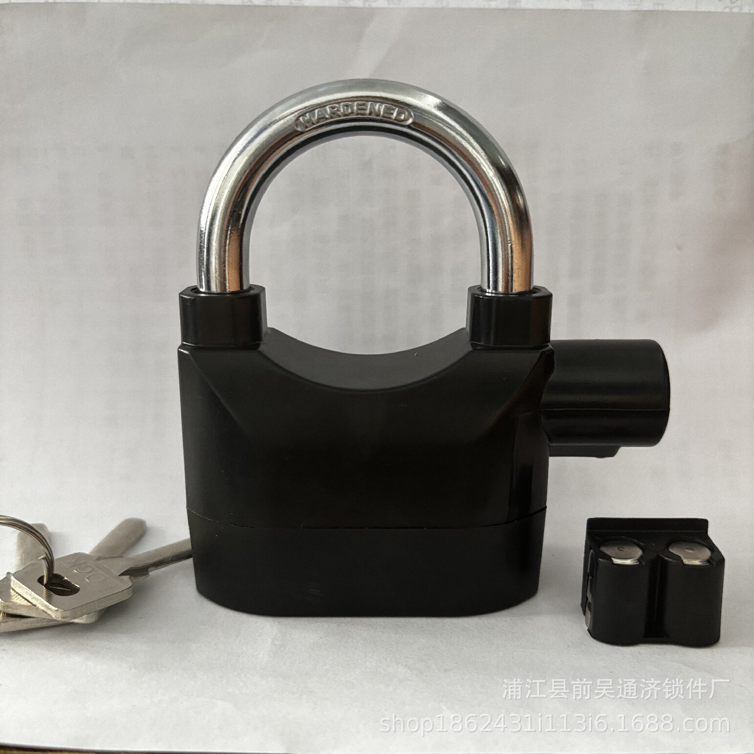 Candado con Alarma 110dB de ABS Antirrobo e Impermeable para Motocicletas y Bicicletas