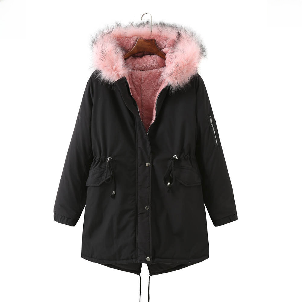 D933 Winter Coat Thickened European Size Cotton Coat_voghion.com