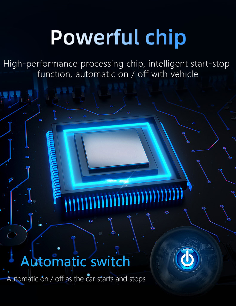 Car Head-Up Display Hd Multi-Function Vehicle-Mounted Hud Speedometer Projector Obd2 Head-Up Display