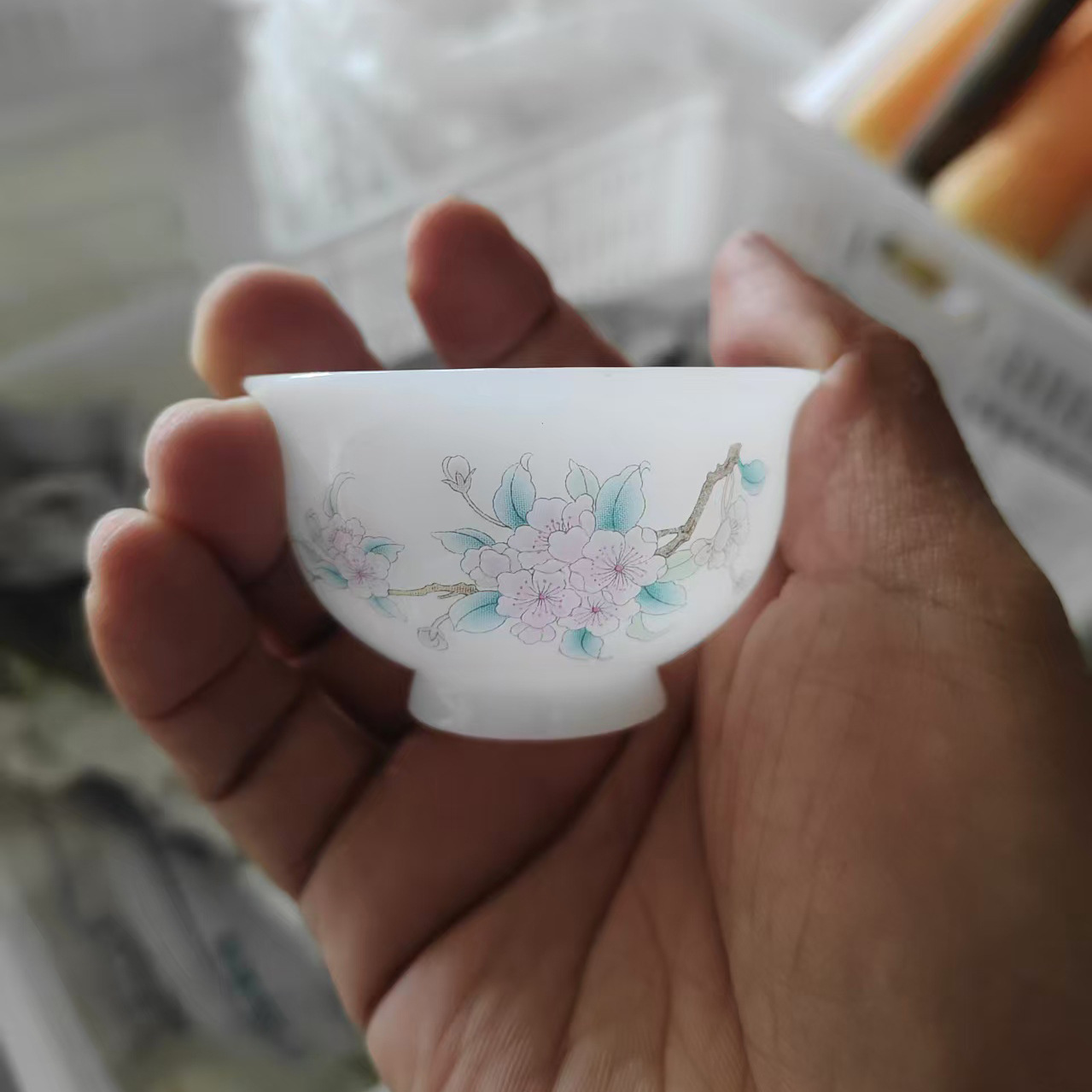 옥베고니아 꽃컵 50ml
