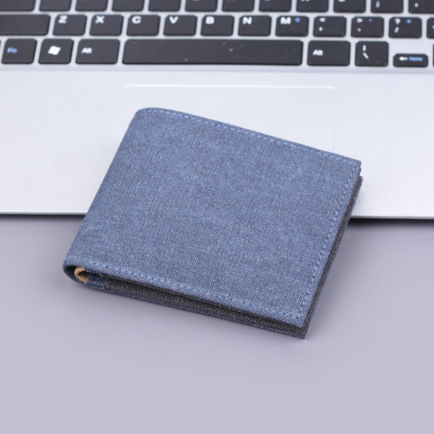 Cartera corta de lona para hombre Venta caliente de comercio exterior Nuevo estilo Wallet man Cartera para hombre 9 posiciones para tarjeta Cartera para hombre