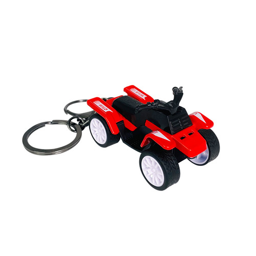 Creative cartoon sand motorcycle toy personalized keychain student backpack accessory couple small gift wholesale