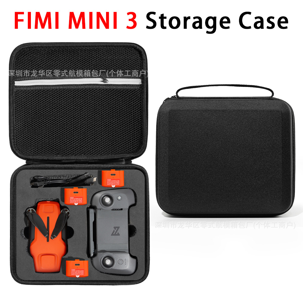 Aplicable a FIMI Mini 3 UAV bolsa FIMI Mini 3 bolsa de almacenamiento impermeable bolsa de mano portátil doble electricidad