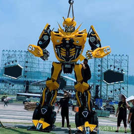 机器人手办模型铁艺变形金刚汽车人大黄蜂擎天柱2/3米摆件可变形