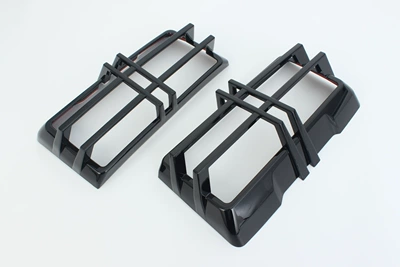 air vent, lamp cover, protective trim, Lamp eyebrow - tail-light-cover-baked-black