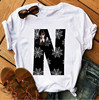 Cartoon fashionable neon white jacket, T-shirt, with short sleeve, loose fit