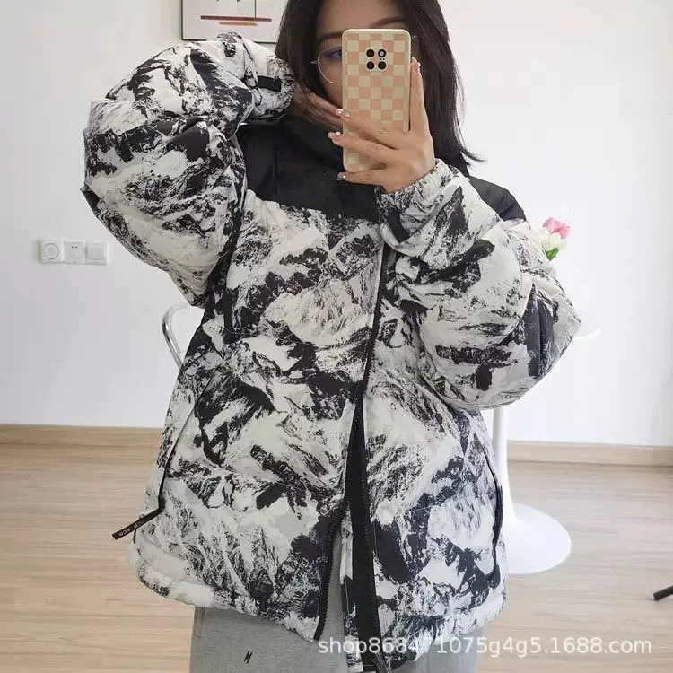 莆田高版本1996雪山三代羽绒服美版700男女士情侣一代面包服外套