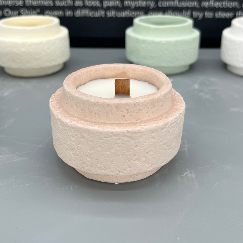 Amazonベストセラー火山石カップ石膏キャンドルカップワックスコンテナ空カップアロマキャンドルカップフレグランスキャンドルカップ|undefined