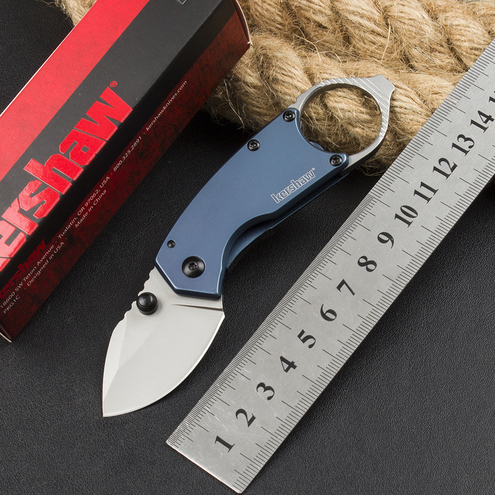 工厂直销卡秀8710折叠刀钢锋利小刀户外露营多功能折叠刀开瓶器工