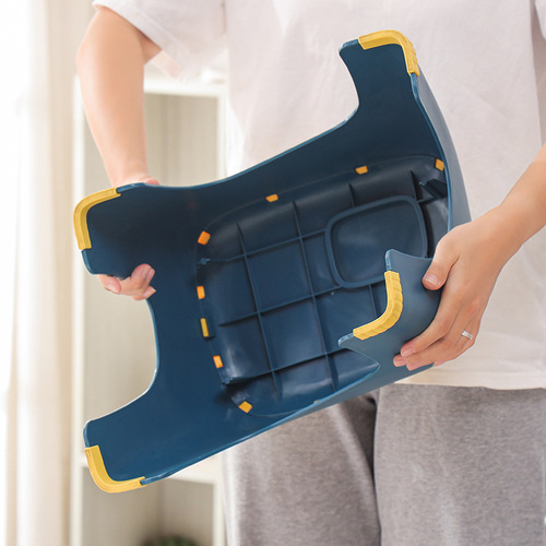 Plastic children's bench bathroom anti-slip shower bench living room low stool home adult shoe-changing bench baby small chair