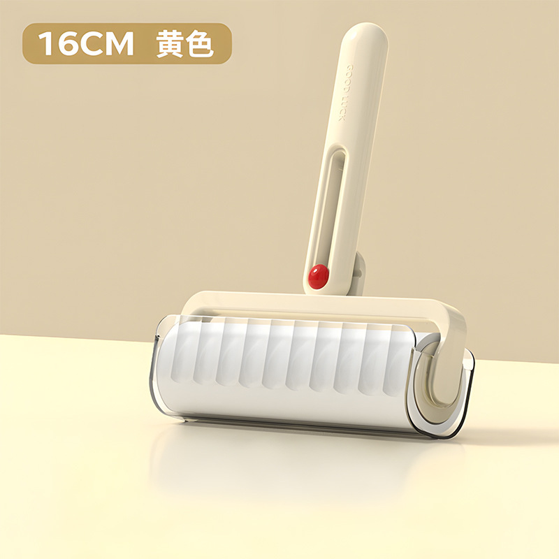 折叠粘毛器新款滚筒粘毛器加宽粘毛器可撕式纸宠物除毛刷粘毛滚筒|undefined