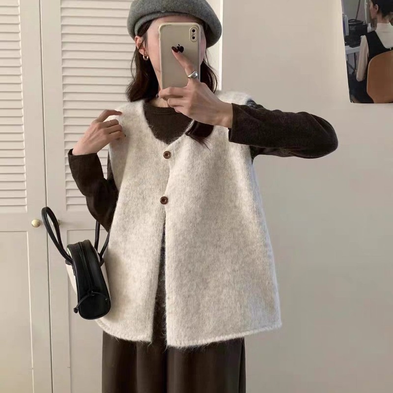 免烫时尚常规春季洋气秋季秋冬马夹小香风常规款绿色灰色燕麦其他|undefined
