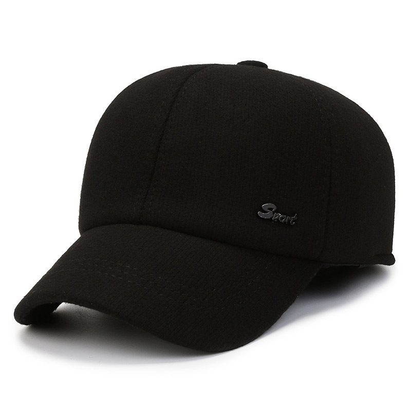 Sp duck tongue cotton hat—black