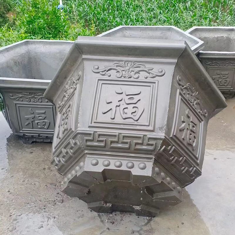花盆模具盆水泥模具欧式加厚盆景混泥土现浇磨具塑料模型罗马柱