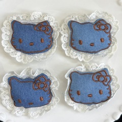 甜美蕾丝牛仔花边充棉KT 发夹手机壳箱包鞋袜服装辅料DIY饰品配件